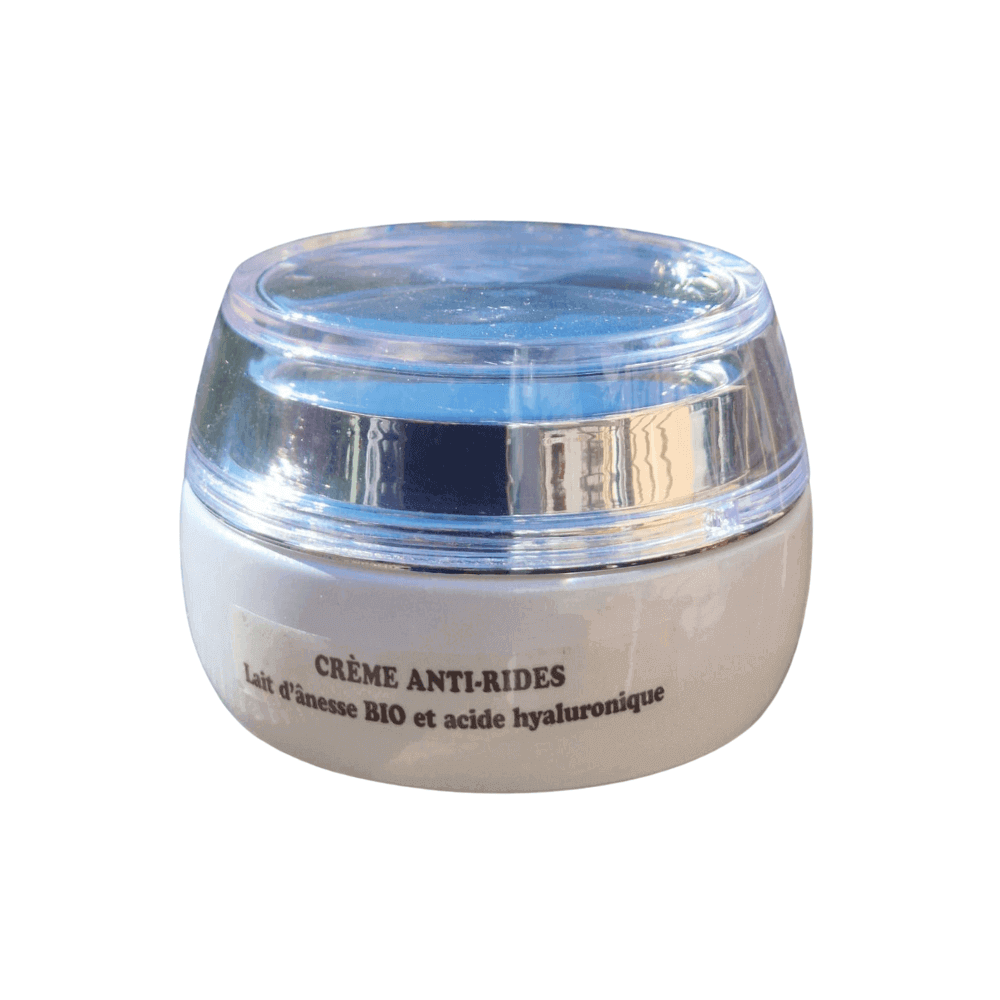 Crème Anti-Rides Bio au Lait d'Ânesse Bio