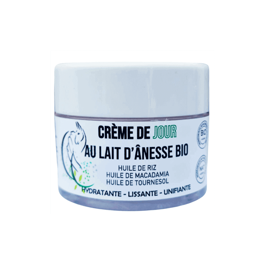 Crème de Jour au lait d’anesse bio - Secret de Beauté au Lait d’Ânesse Bio