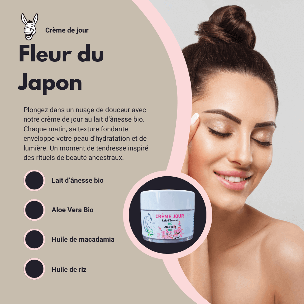 Organic Donkey Milk Day Cream - Cherry Blossom